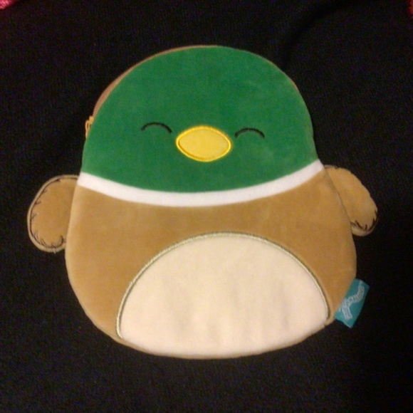 Plush Bundle: Squishmallows Avery Duck Pencil Case & Ty Gilda Flamingo Mini Bag - Picture 2 of 10